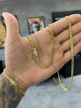 Kit Corrente + Pulseira Grumet Dupla 5mm Marcação 750