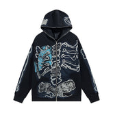 Hoodie Cactus Jack x Fragment Skeleton