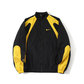 Nocta Nylon Track Jacket Black Yellow