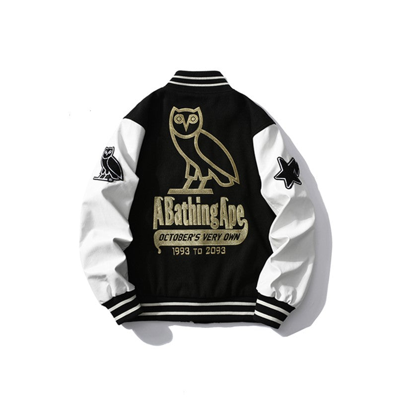 Bape x OVO Varsity Jacket