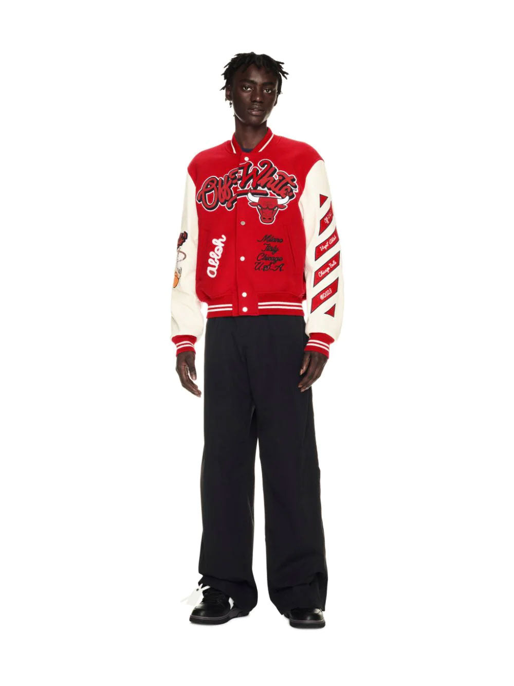 Off-White Bulls Varsity Jacket