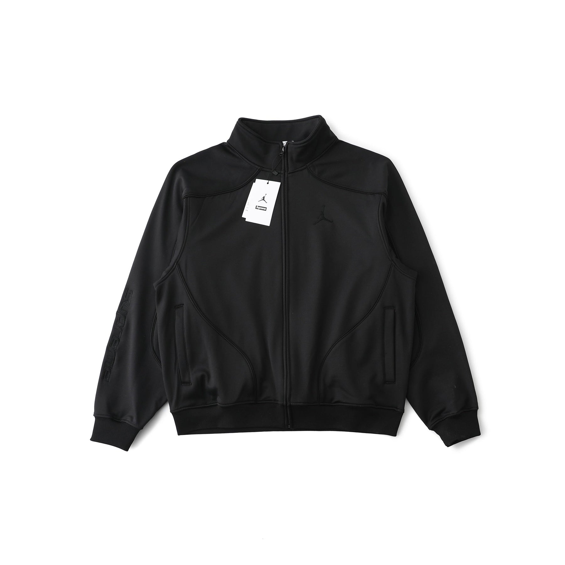 Supreme x Jordan Tricot Track Jacket Black