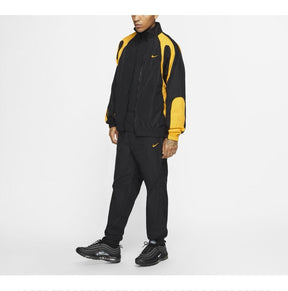 Nocta Nylon Track Jacket Black Yellow